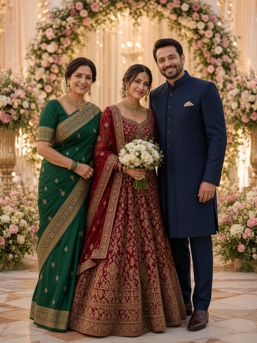 Between Her Parents